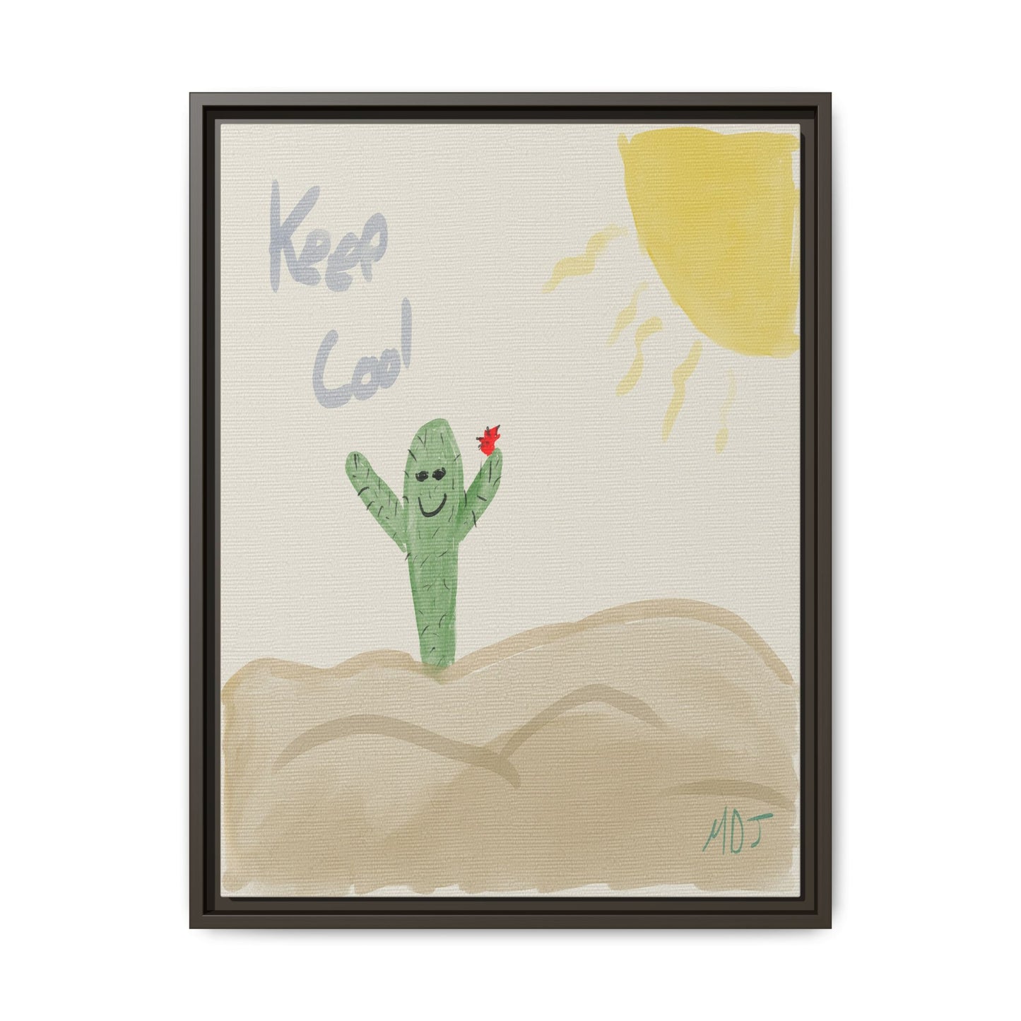 Keep Cool - Framed Canvas Print
