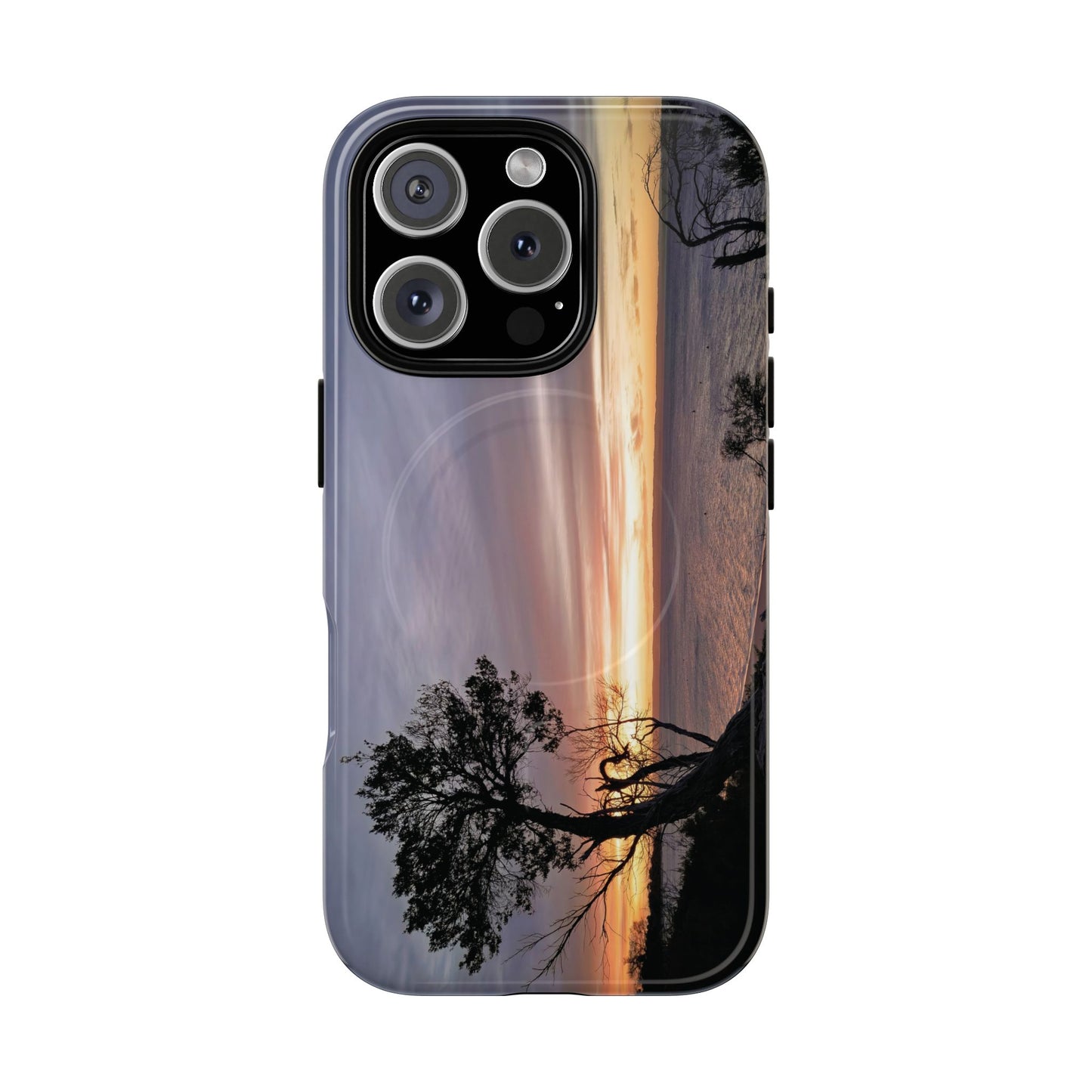 A Tranquil Evening: The Sunset Over Cowes - Tough Magnetic Cases