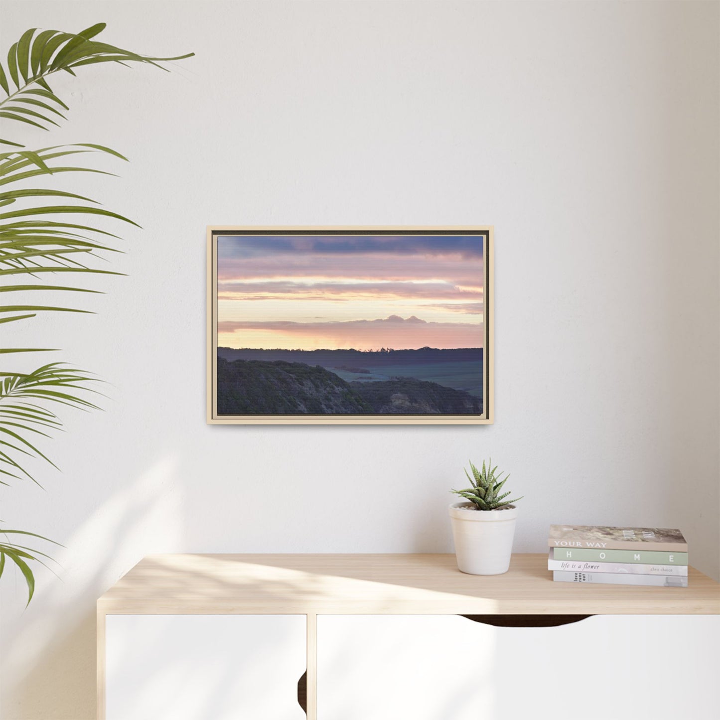 Lever de soleil hivernal sur la péninsule de Mornington [6239] | Toile encadrée