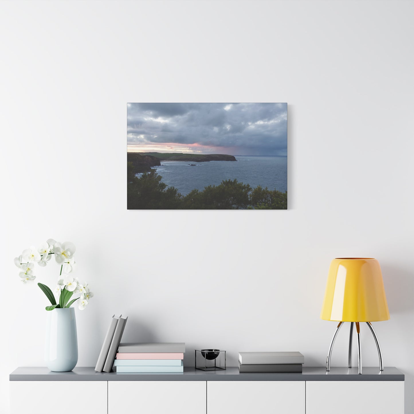 Bushrangers Bay Sunrise 6233: Winter Serenity and Coastal Beauty - Thick Matte Canvas Print