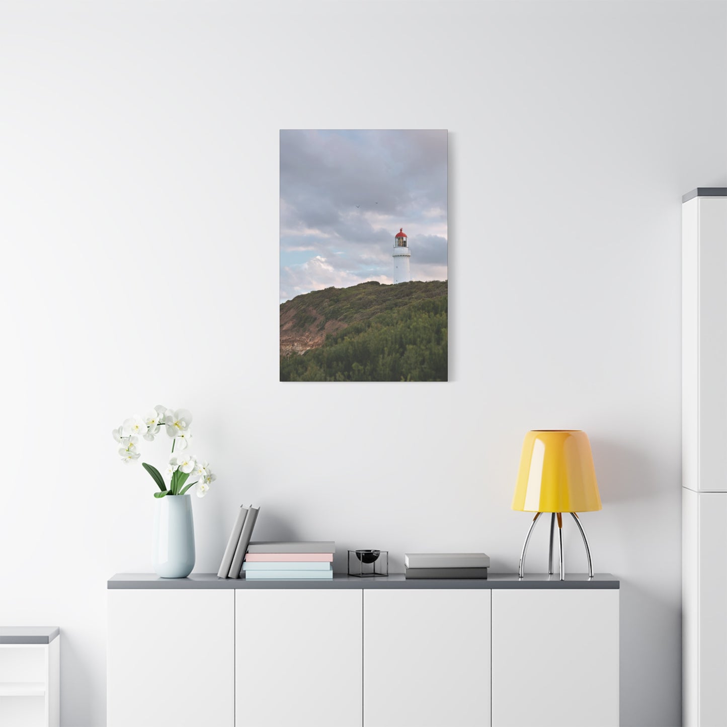 Cape Schank Lighthouse in Winter Light 6286 - Thick Matte Canvas Print