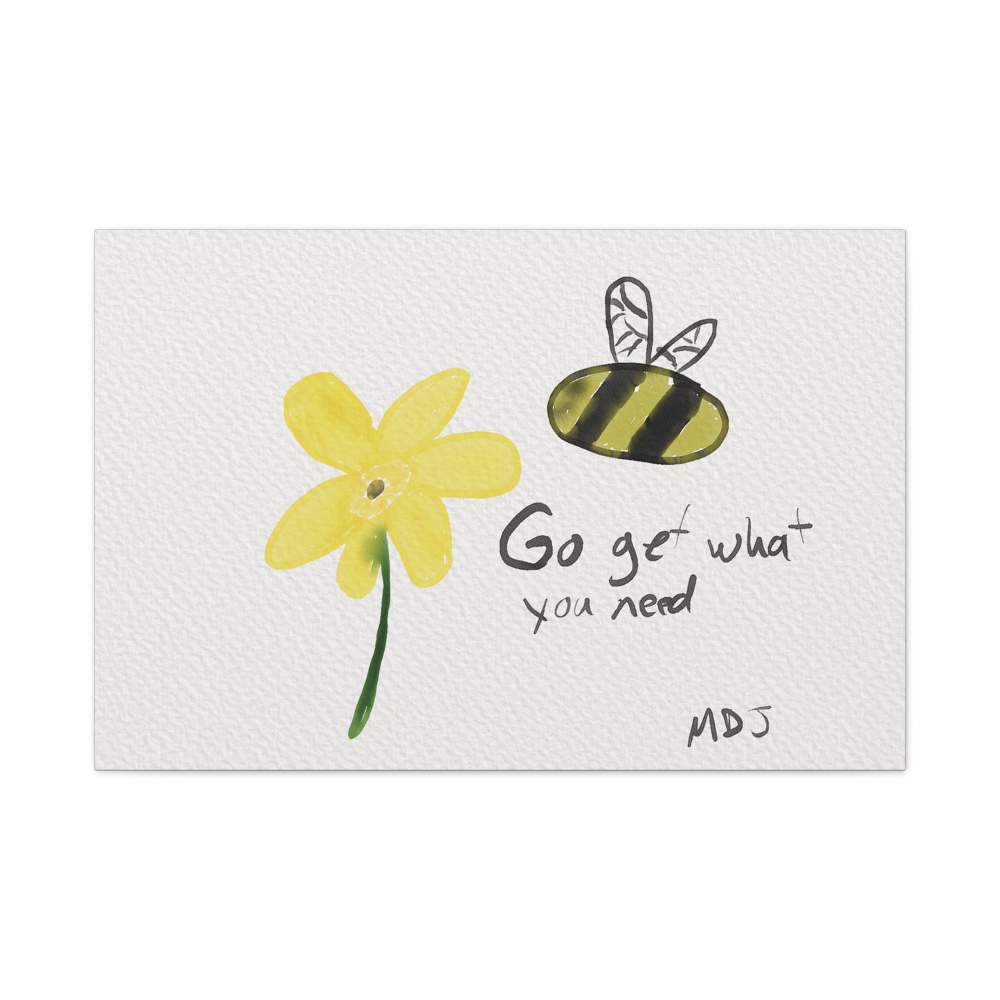 Bumble Flower | The Stretched Canvas Deployment