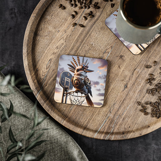 Steampunk Kookaburra 19 - Coasters