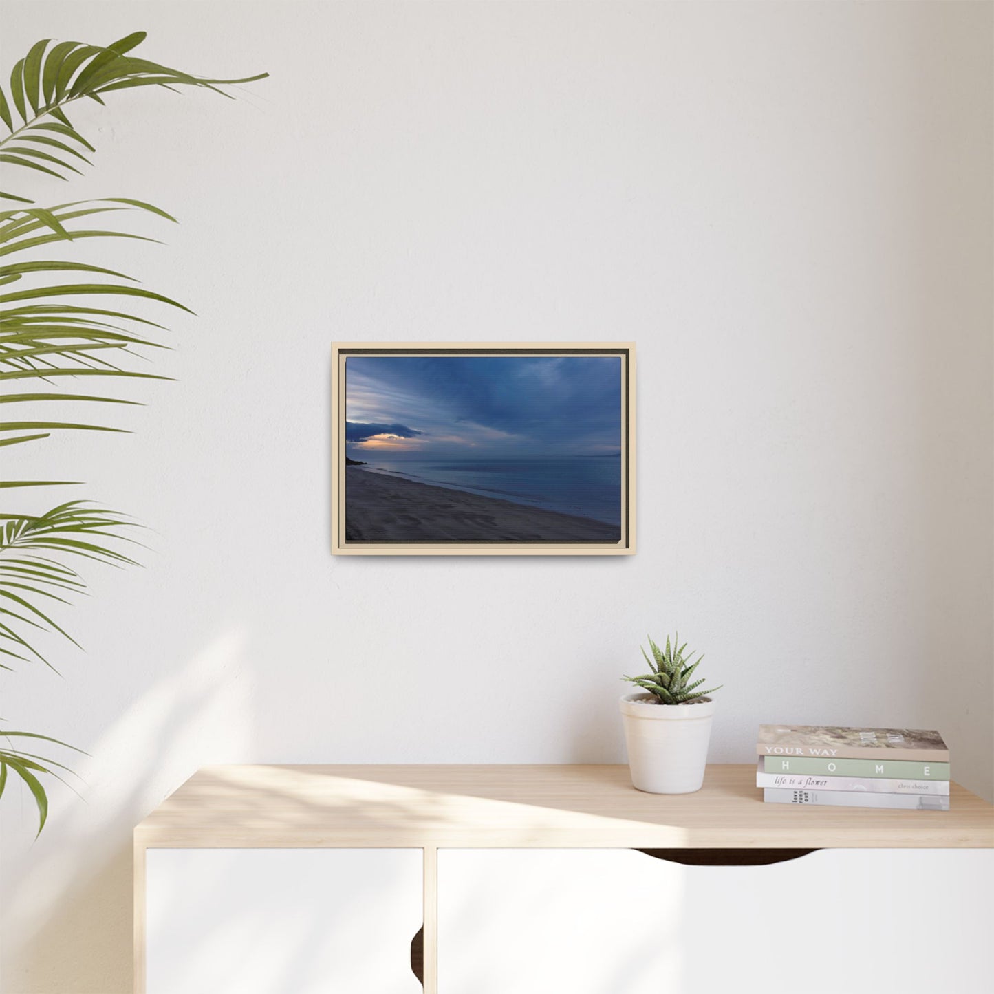 Winter Dawn at Waterloo Beach [6707] | Framed Canvas
