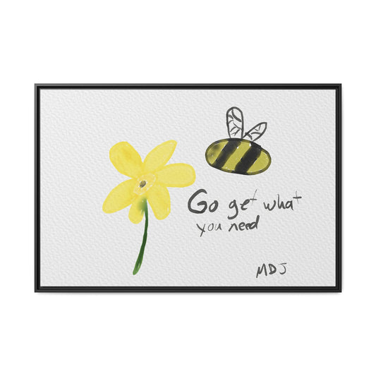 Bumble Flower | The Framed Canvas Deployment