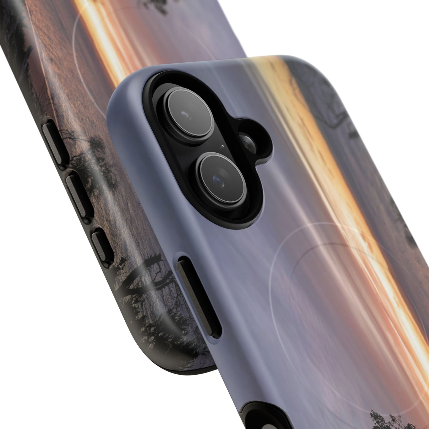 A Tranquil Evening: The Sunset Over Cowes - Tough Magnetic Cases