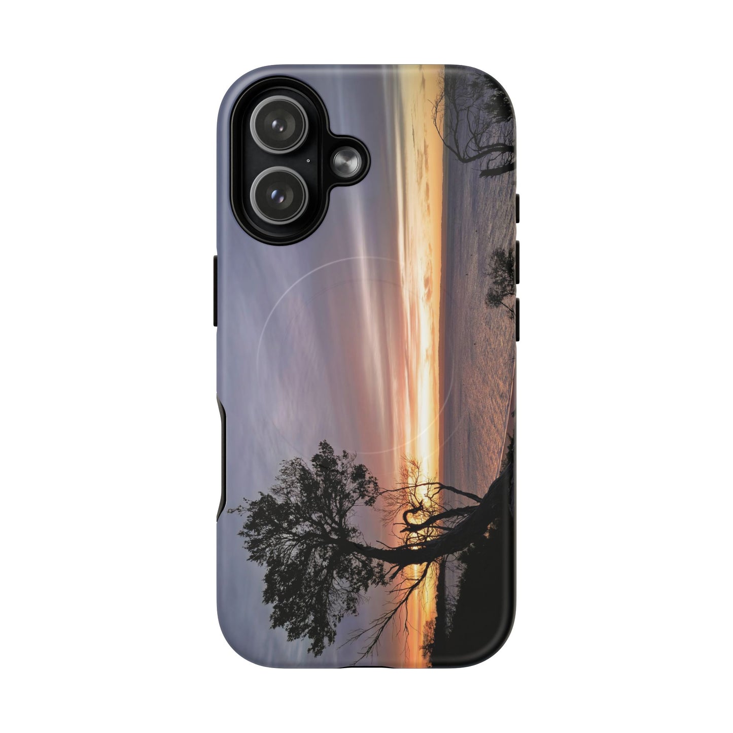 A Tranquil Evening: The Sunset Over Cowes - Tough Magnetic Cases