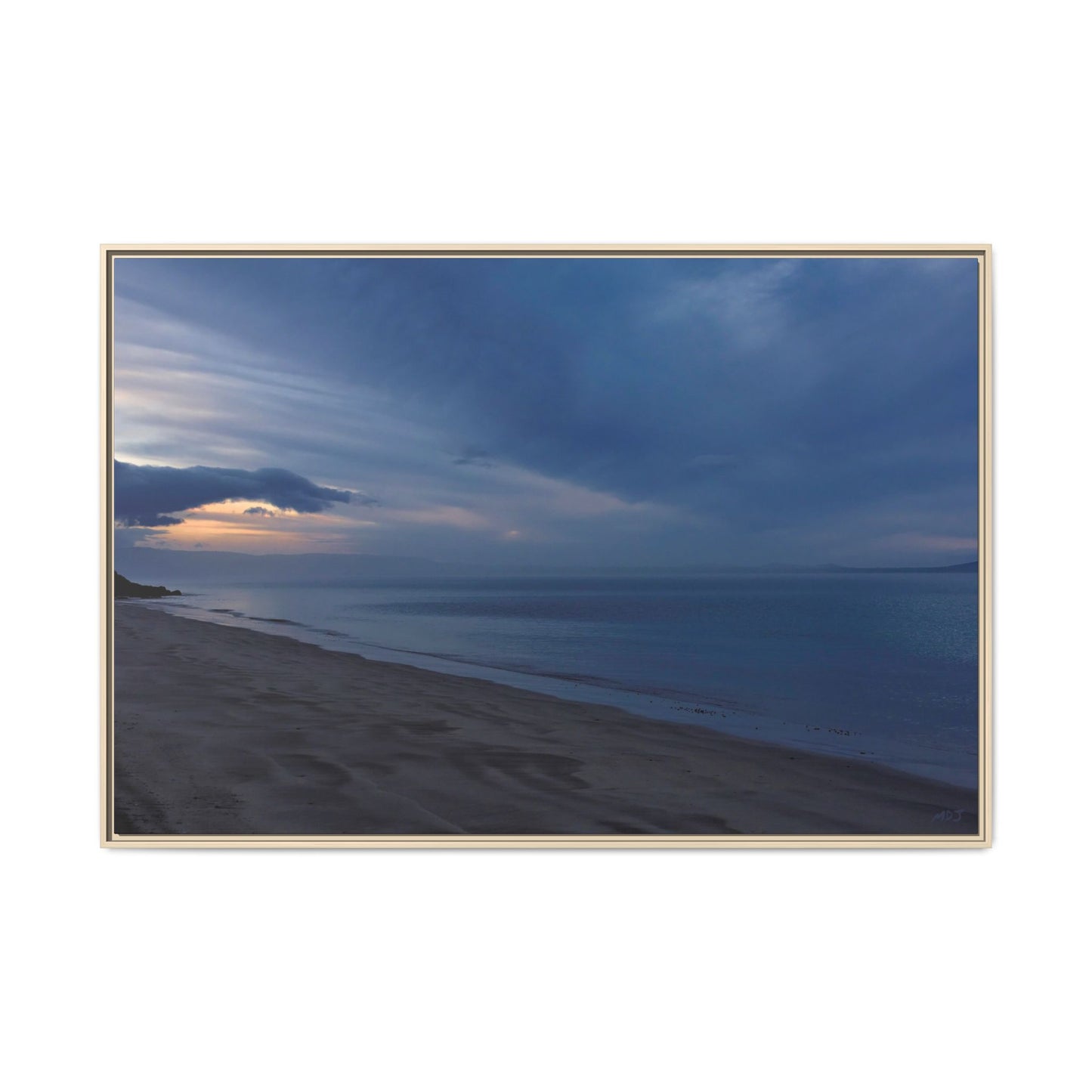 Winter Dawn at Waterloo Beach [6707] | Framed Canvas