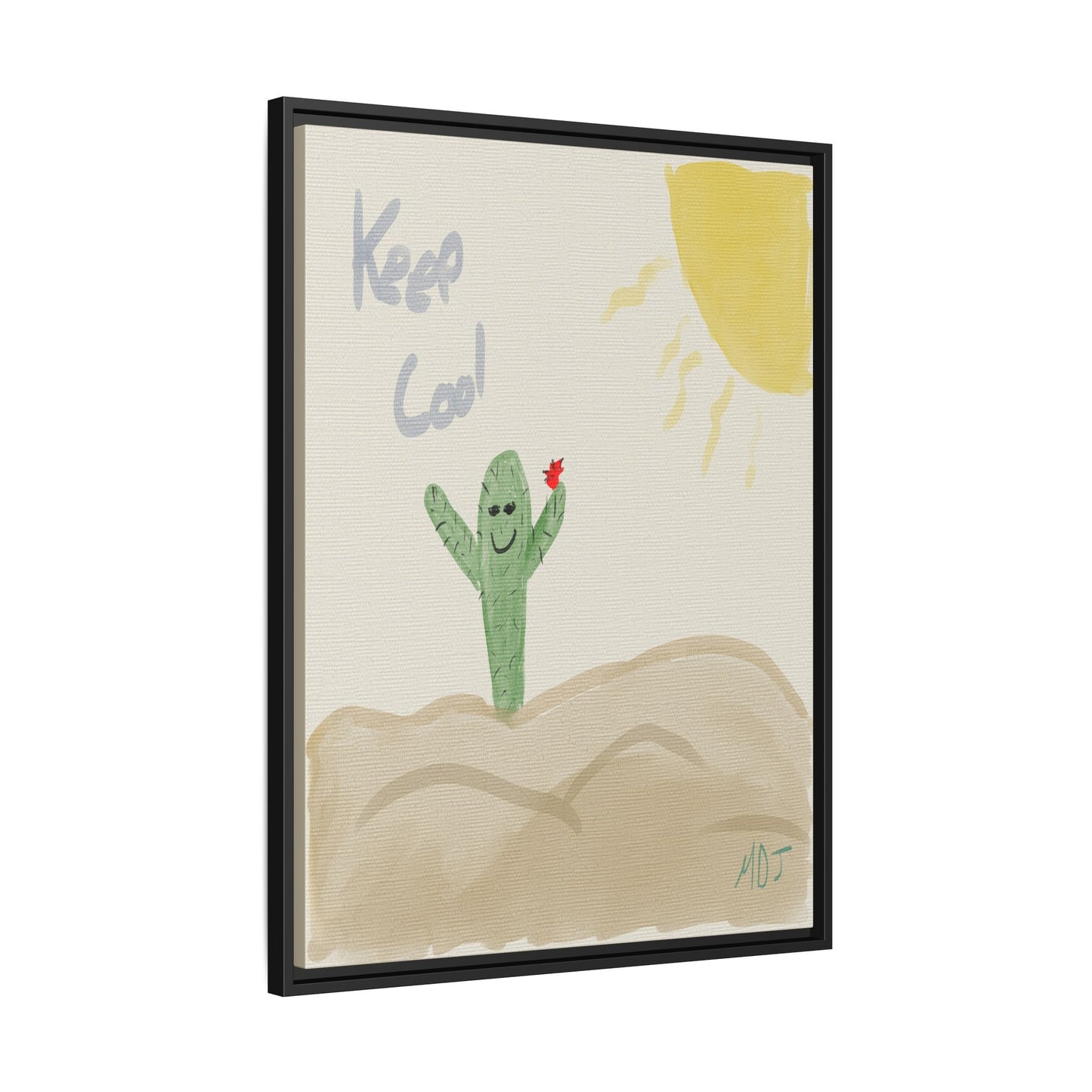 Keep Cool - Framed Canvas Print