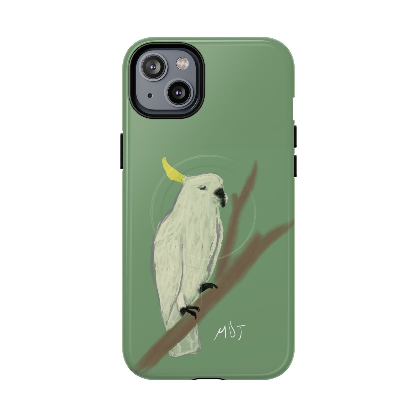 Charme Kakatoès | Coque magnétique robuste (Compatible MagSafe®)