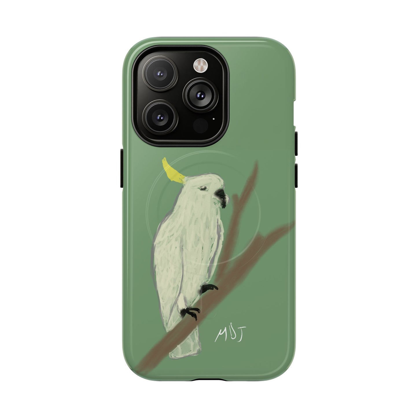 Charme Kakatoès | Coque magnétique robuste (Compatible MagSafe®)