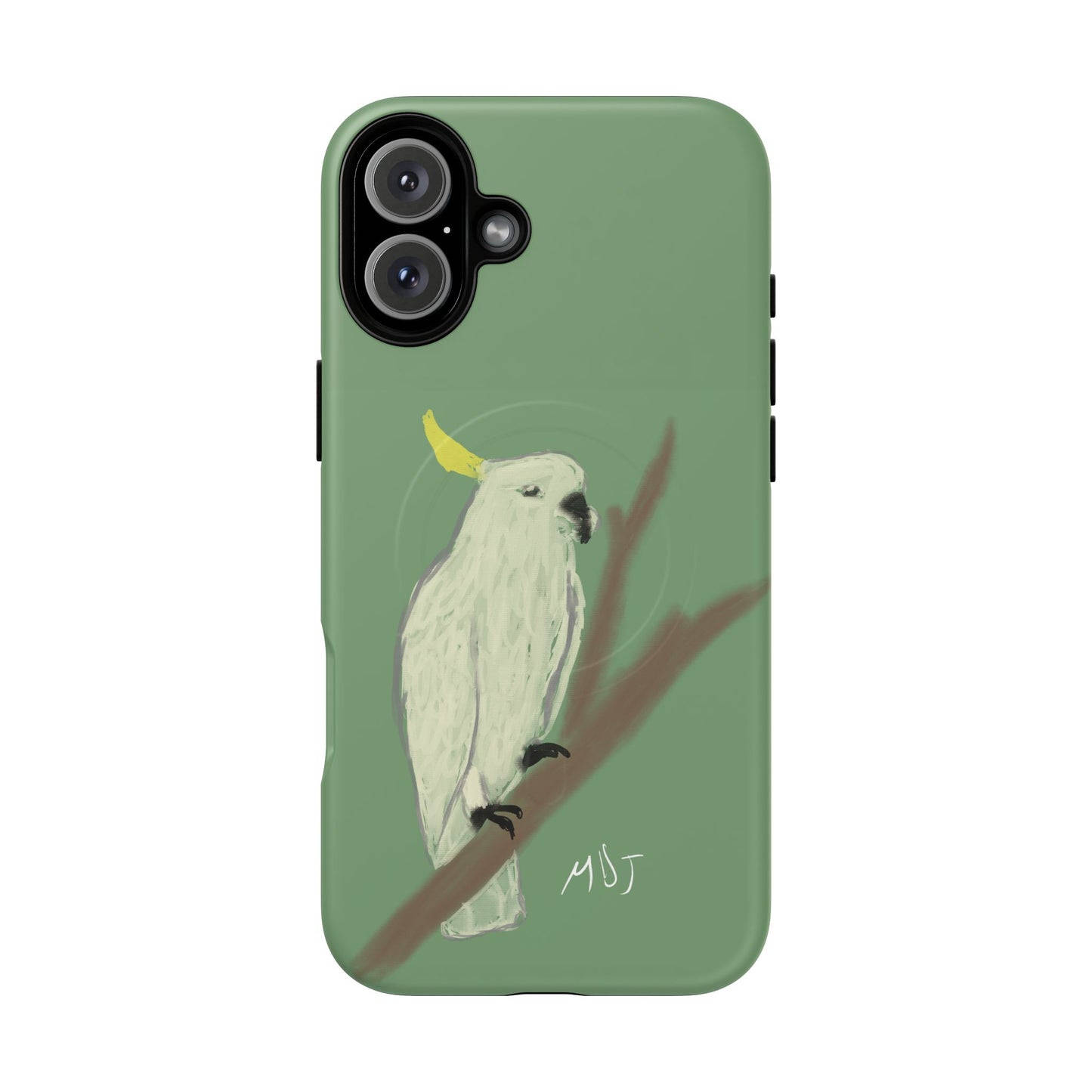 Charme Kakatoès | Coque magnétique robuste (Compatible MagSafe®)