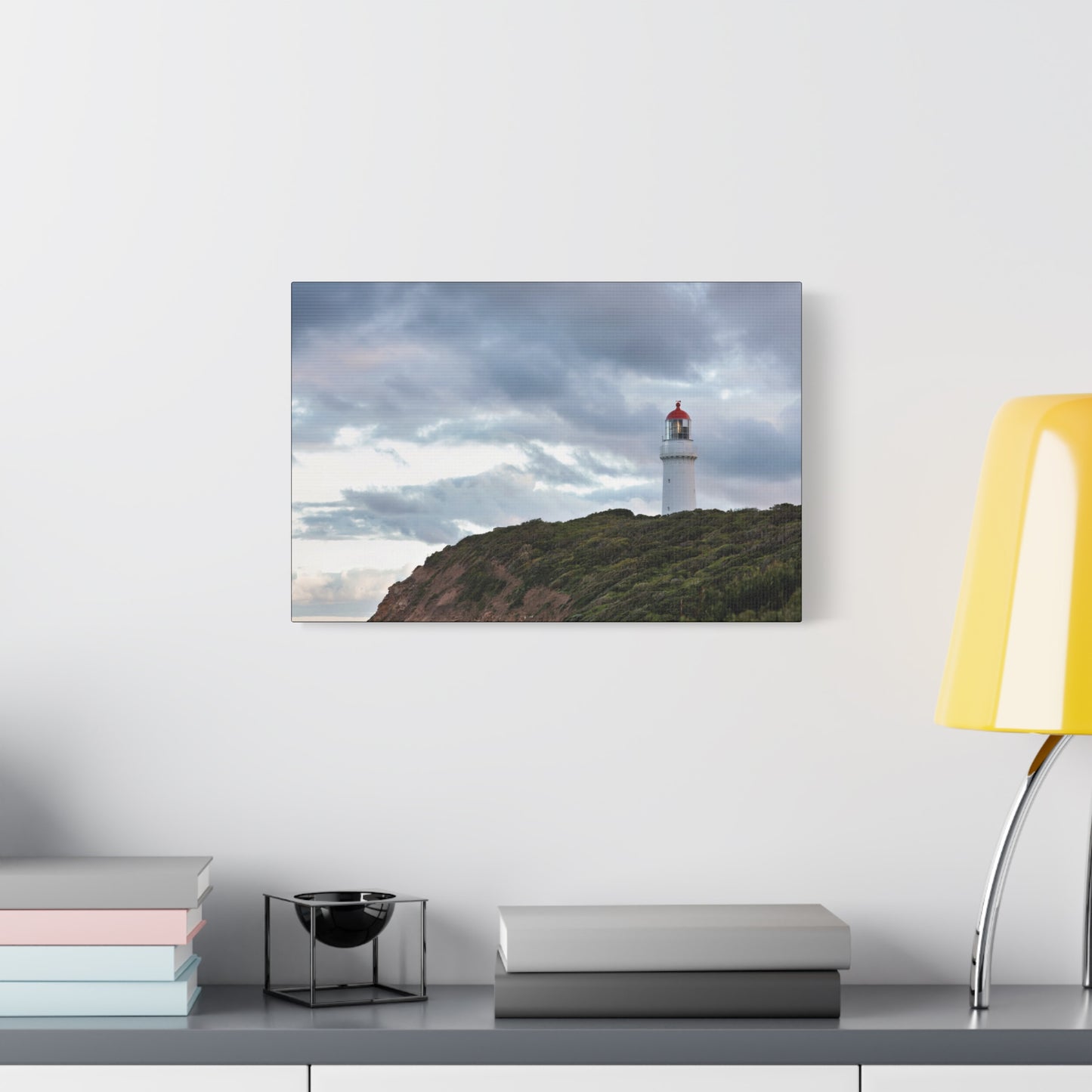 Cape Schank Lighthouse on a Winter Morning 6287 - Thick Matte Canvas Print