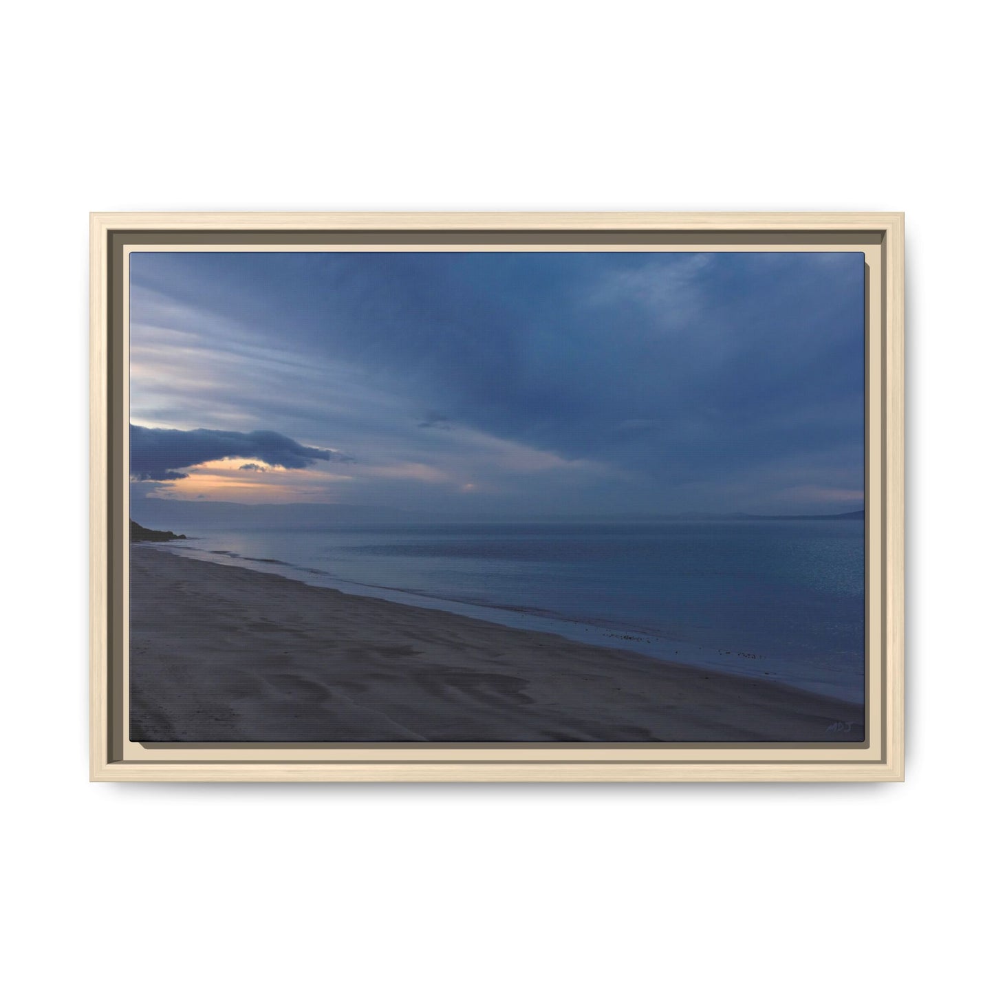 Winter Dawn at Waterloo Beach [6707] | Framed Canvas