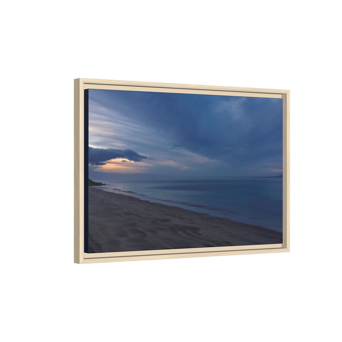 Winter Dawn at Waterloo Beach [6707] | Framed Canvas