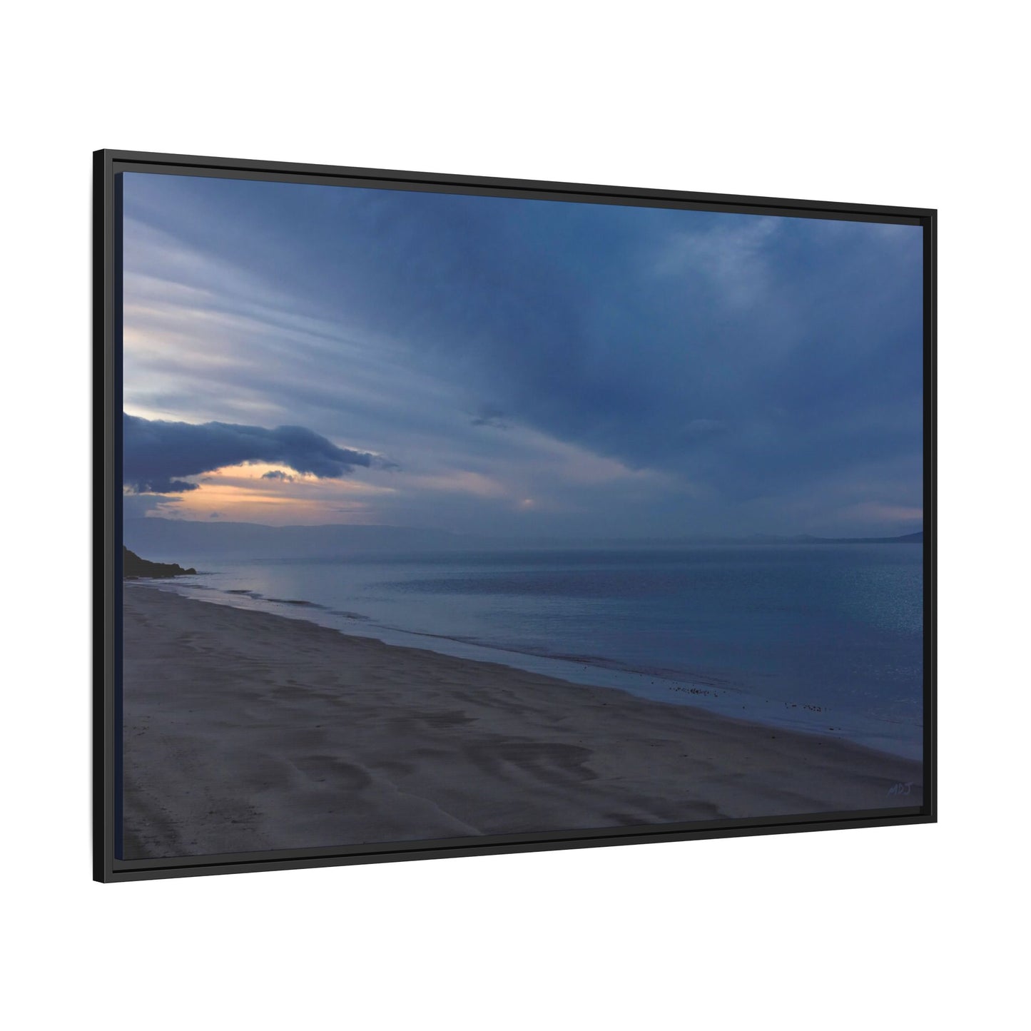 Winter Dawn at Waterloo Beach [6707] | Framed Canvas