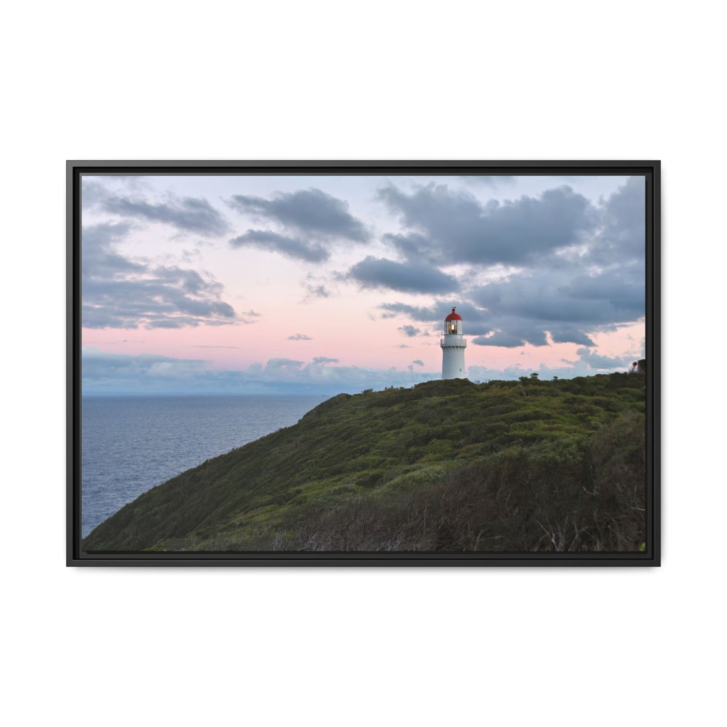 Cape Schank Lighthouse at Sunrise in Winter [6228] | Framed Canvas