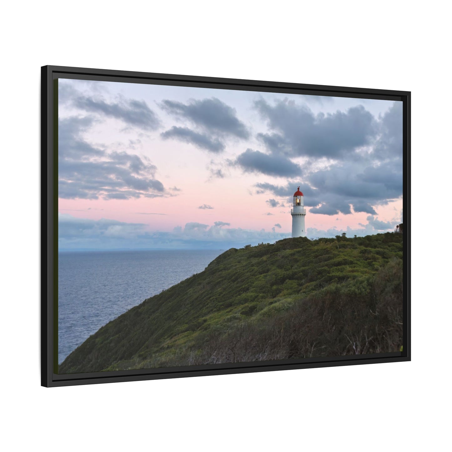 Cape Schank Lighthouse at Sunrise in Winter [6228] | Framed Canvas