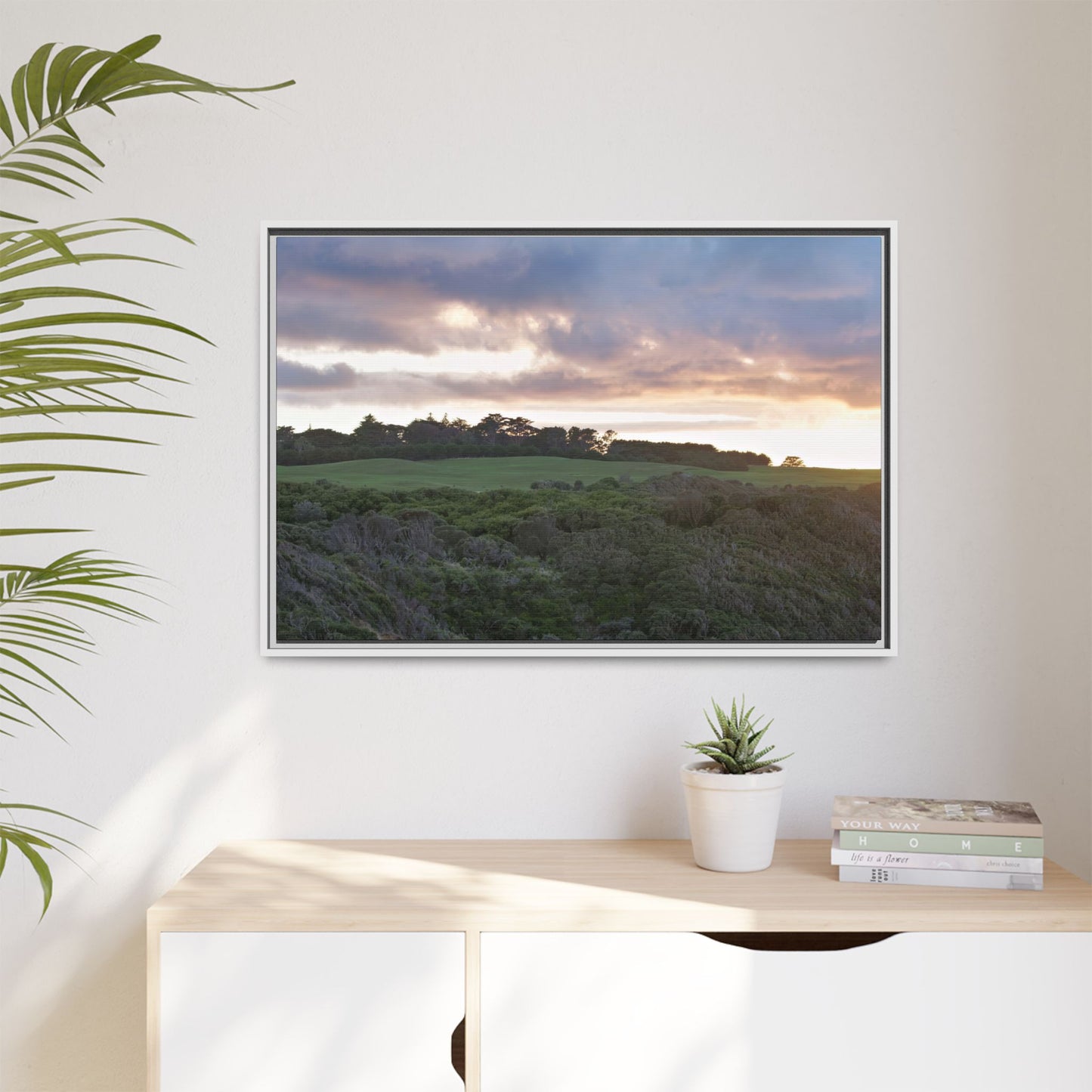 Winter Sunrise on the Mornington Peninsula 6268 - Thick Matte Canvas Print, Framed