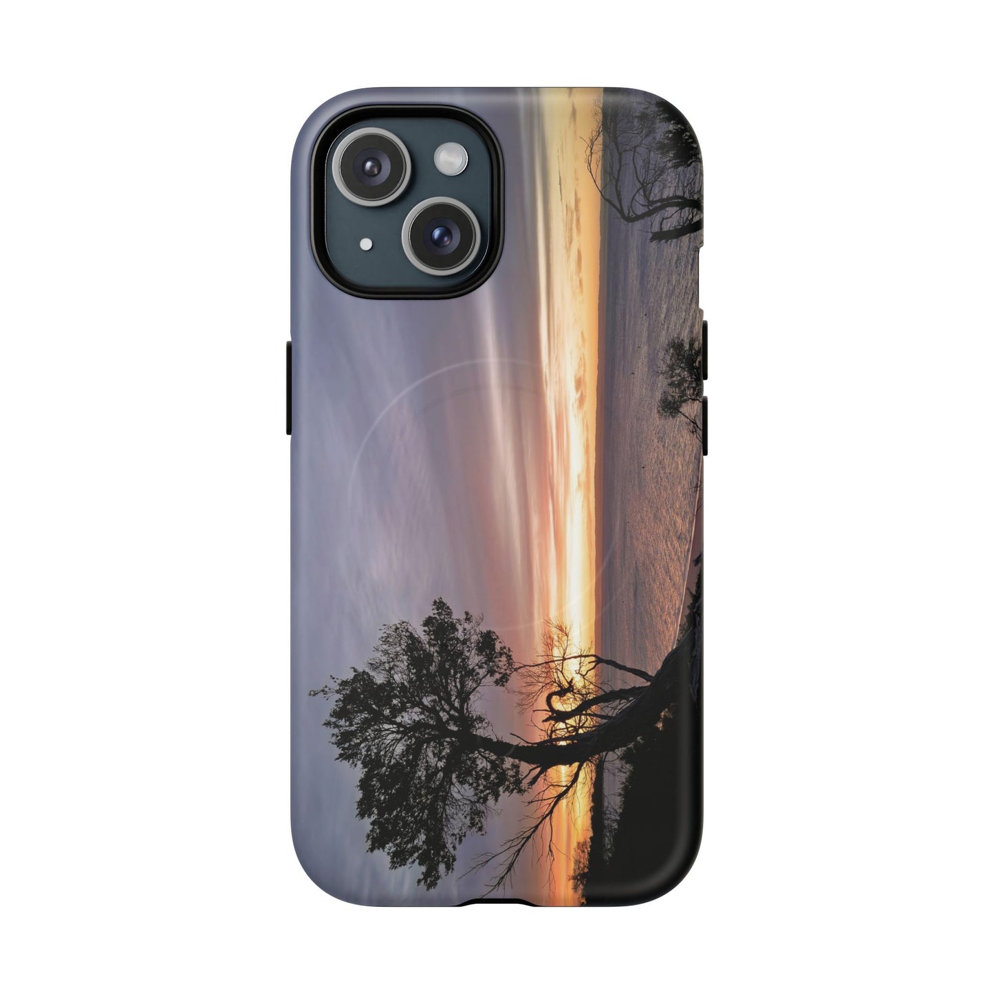 A Tranquil Evening: The Sunset Over Cowes - Tough Magnetic Cases