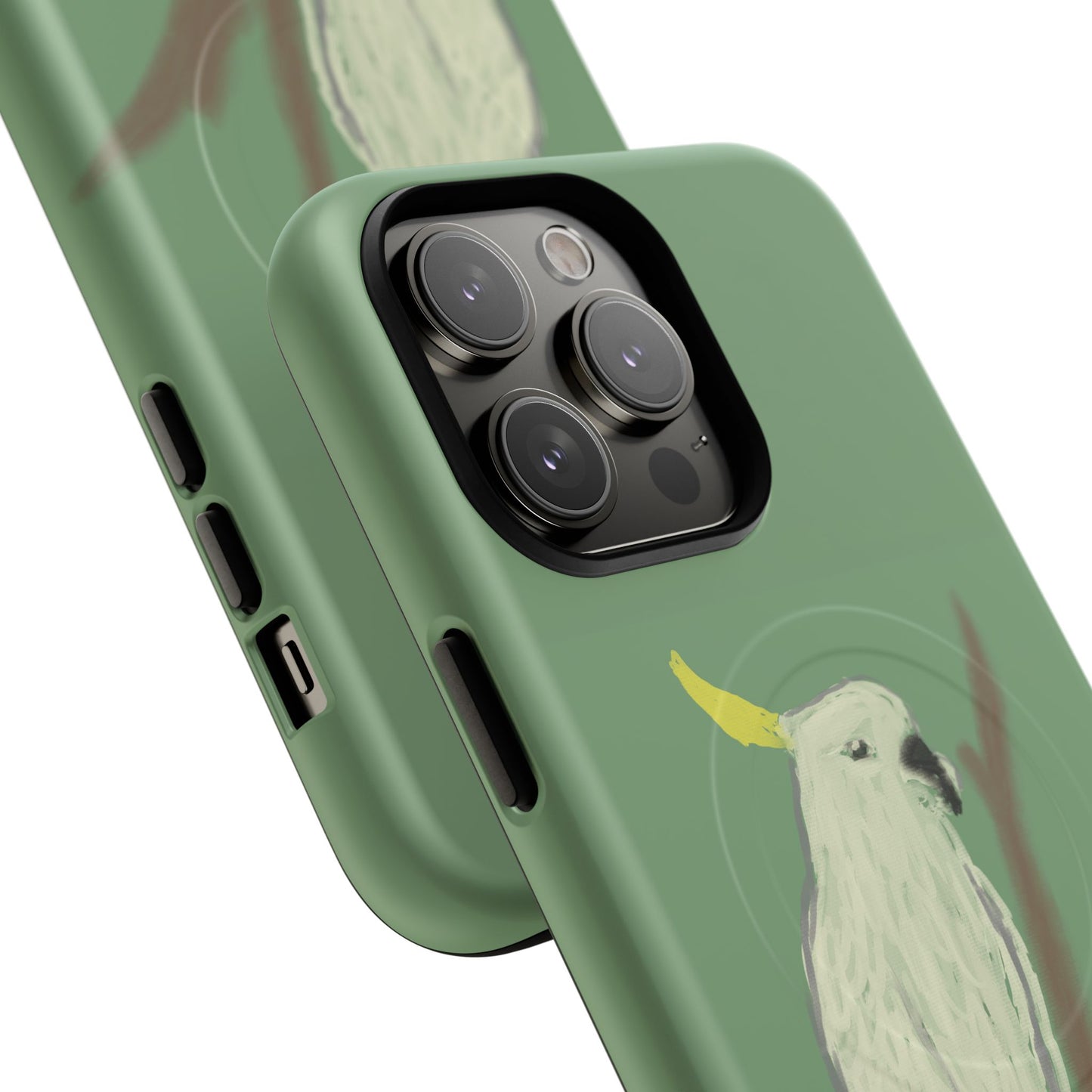 Cockatoo Charm - Tough Magnetic Case (MagSafe® Compatible)