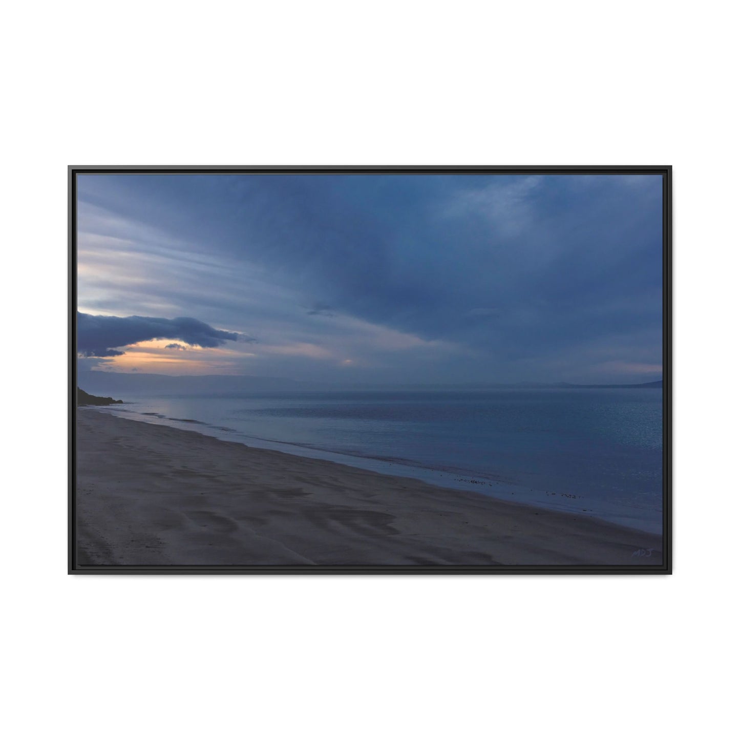 Winter Dawn at Waterloo Beach [6707] | Framed Canvas