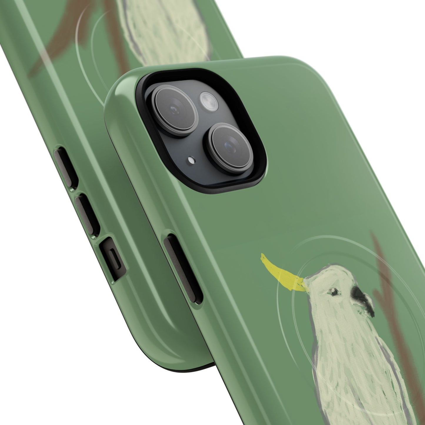 Cockatoo Charm - Tough Magnetic Case (MagSafe® Compatible)