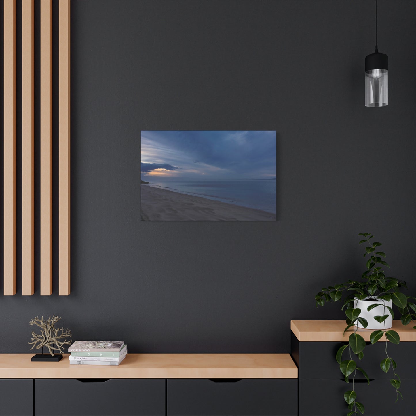 Winter Dawn at Waterloo Beach [6707] | Stretched Canvas