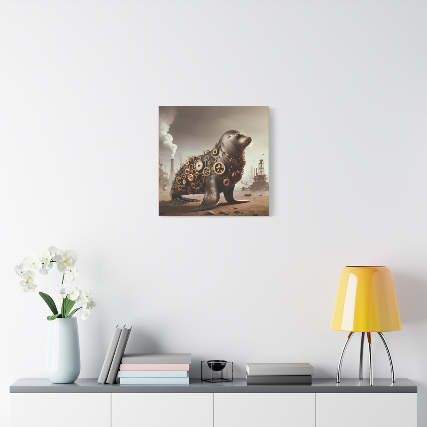 Steampunk Seal 7 - Wall Art