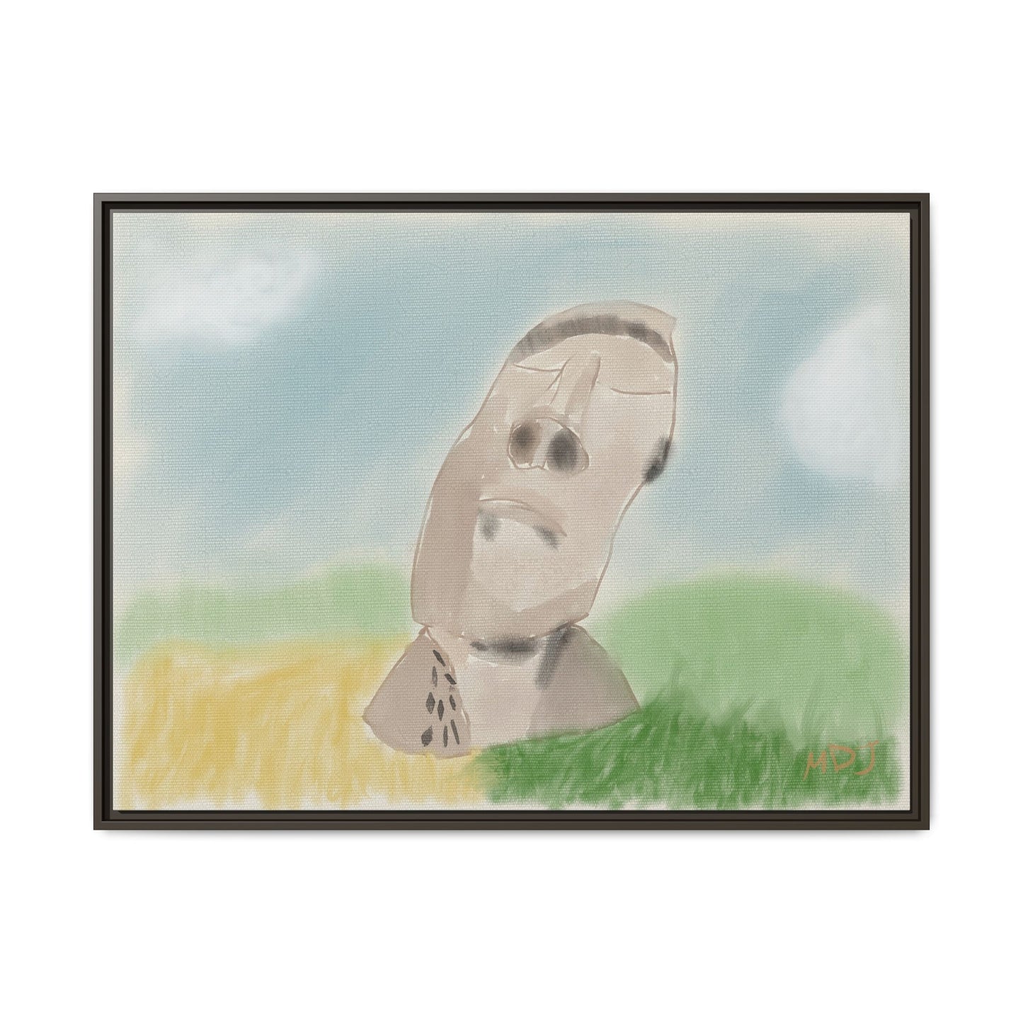 Moai Serenity | The Framed Canvas Deployment