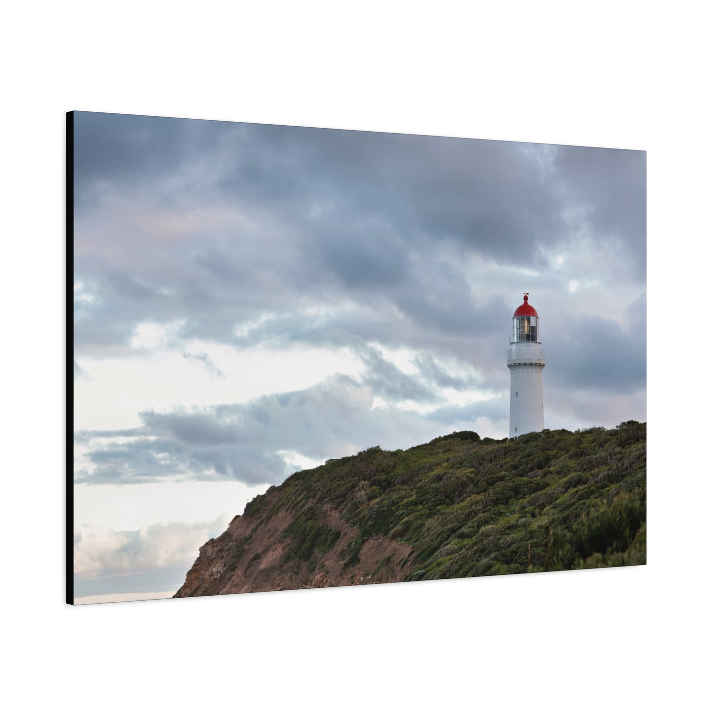 Cape Schank Lighthouse on a Winter Morning 6287 - Thick Matte Canvas Print