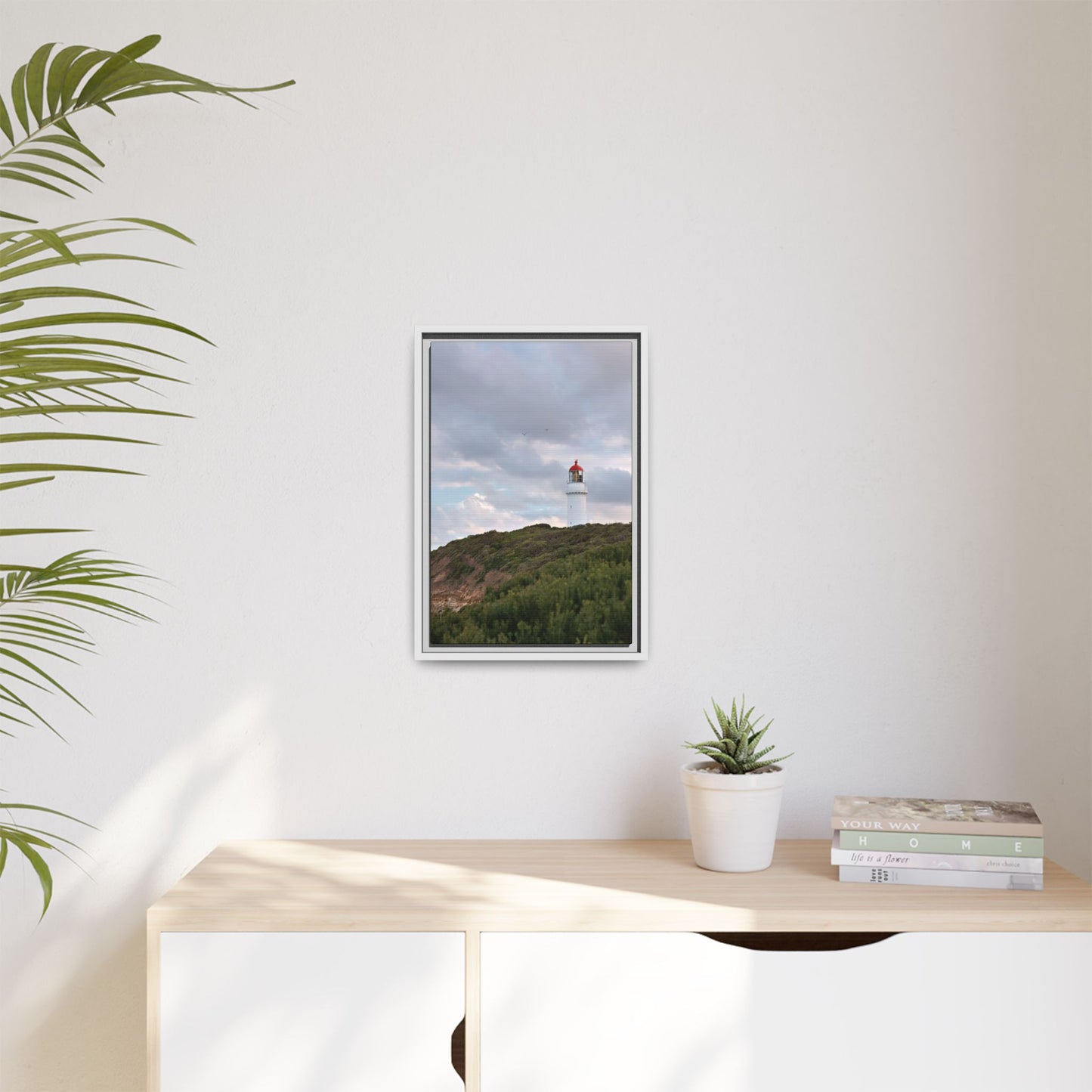 Cape Schank Lighthouse in Winter Light [6286] | Framed Canvas