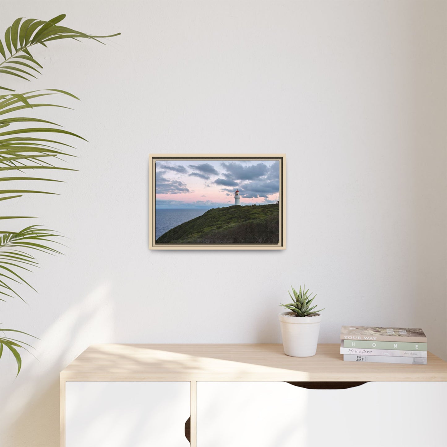 Cape Schank Lighthouse at Sunrise in Winter [6228] | Framed Canvas