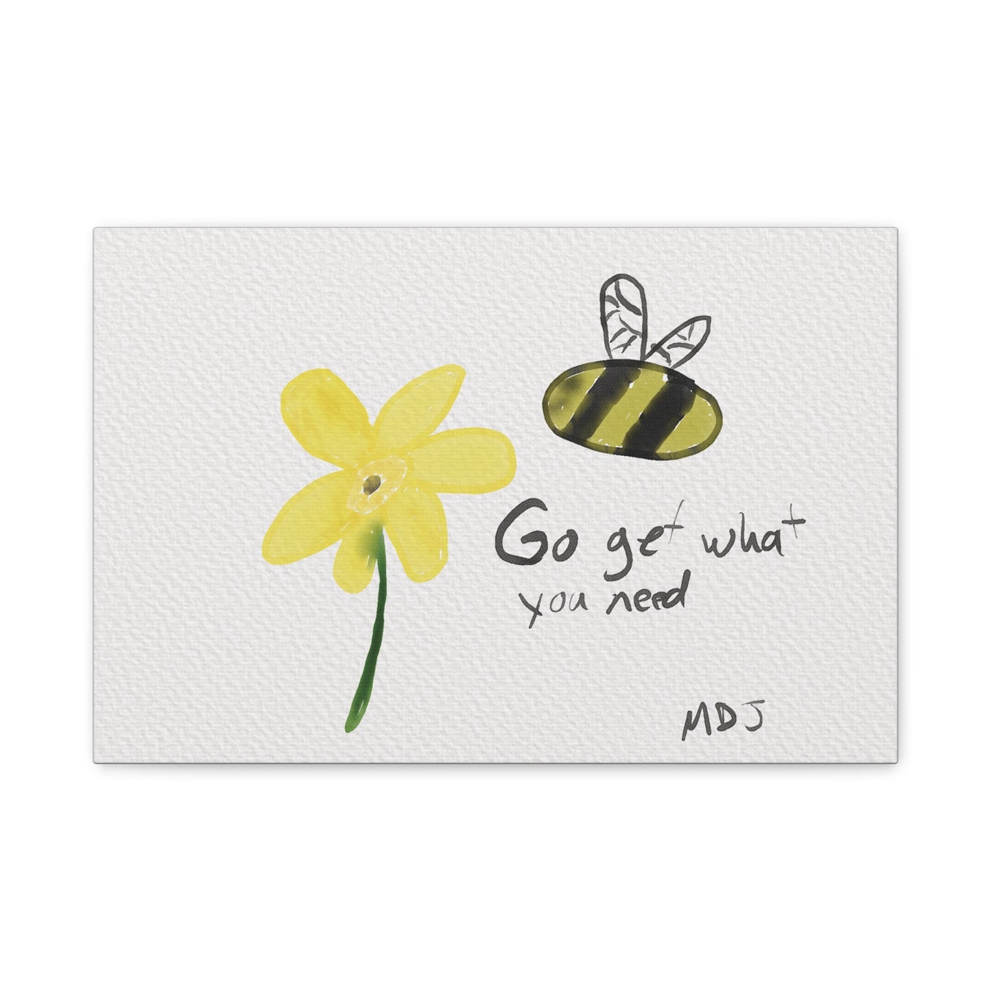 Bumble Flower | The Stretched Canvas Deployment