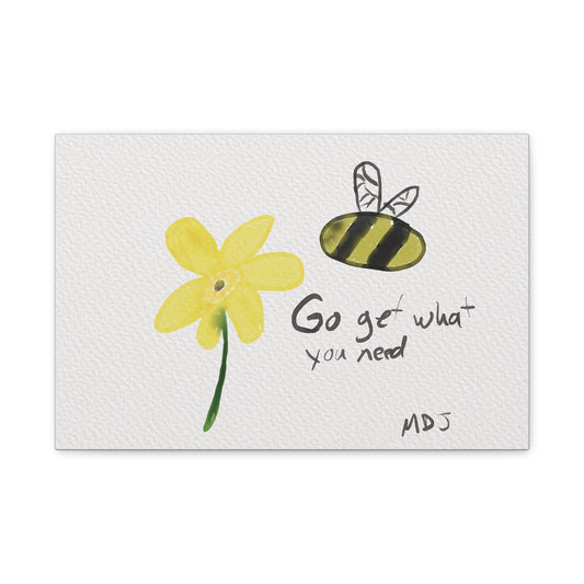 Bumble Flower | The Stretched Canvas Deployment