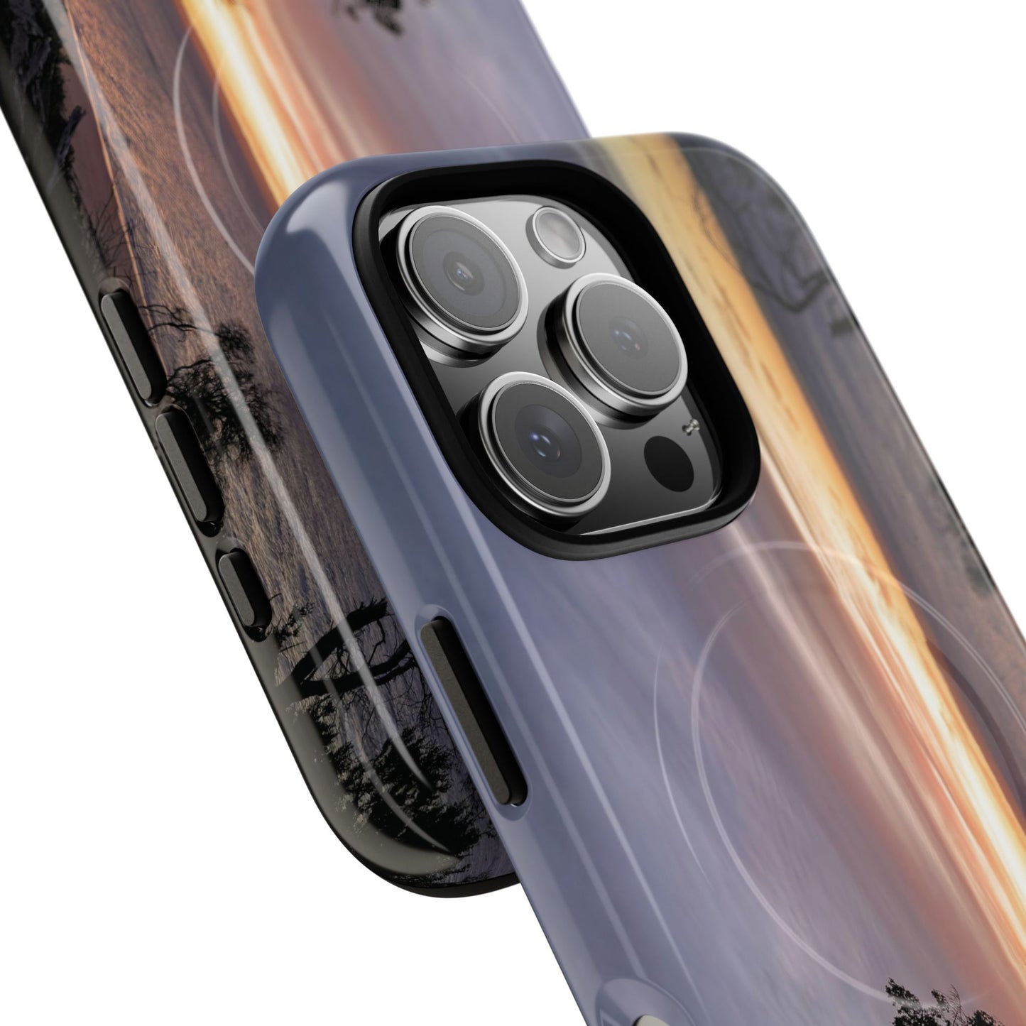 A Tranquil Evening: The Sunset Over Cowes - Tough Magnetic Cases