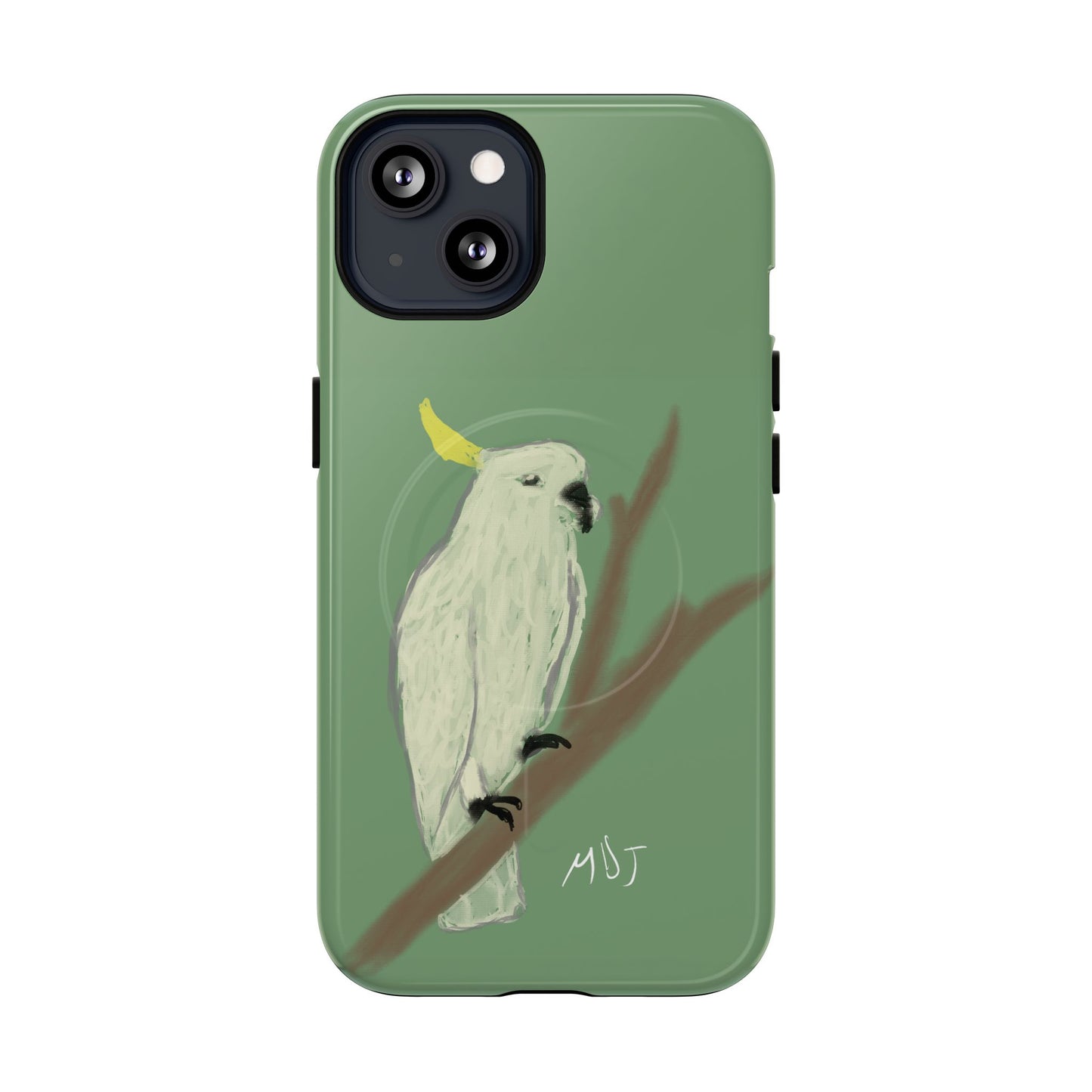Charme Kakatoès | Coque magnétique robuste (Compatible MagSafe®)