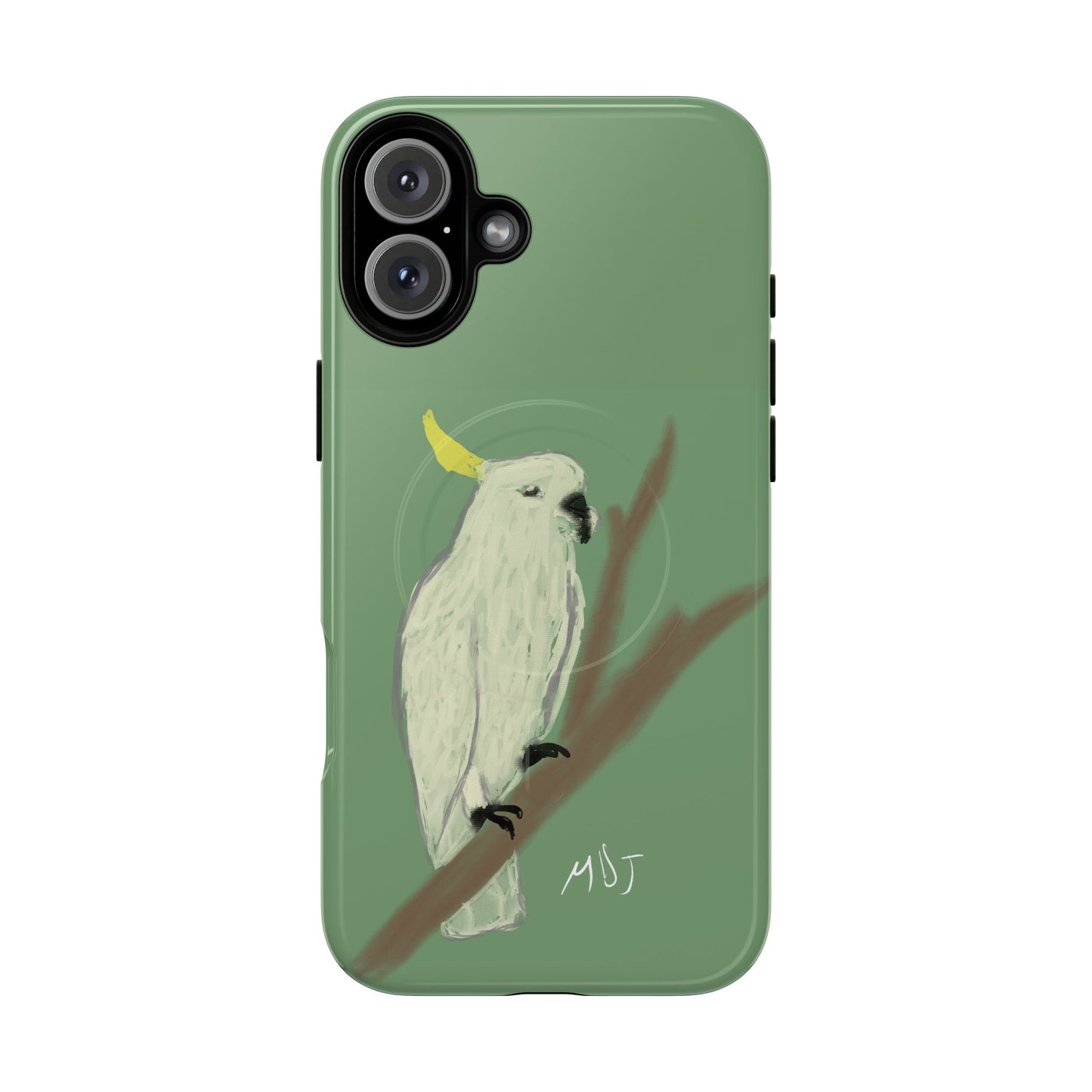 Cockatoo Charm - Tough Magnetic Case (MagSafe® Compatible)