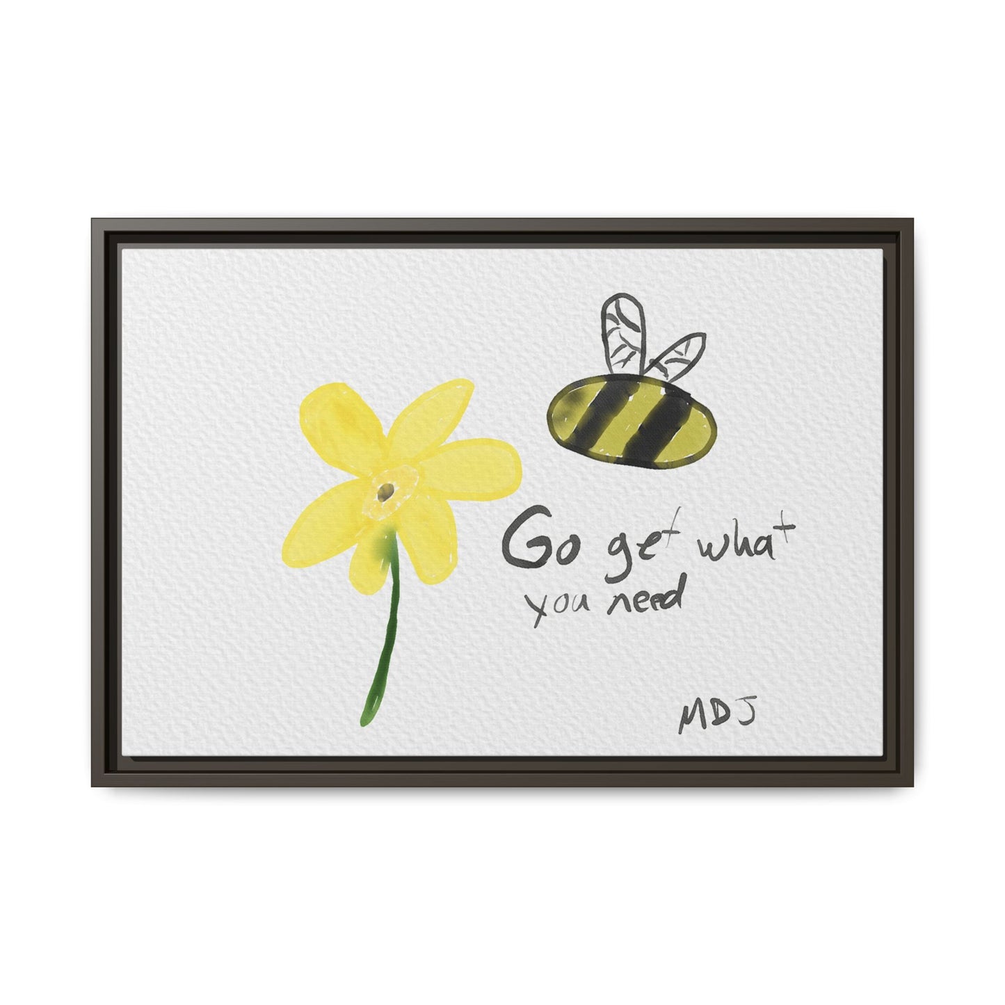 Bumble Flower | The Framed Canvas Deployment