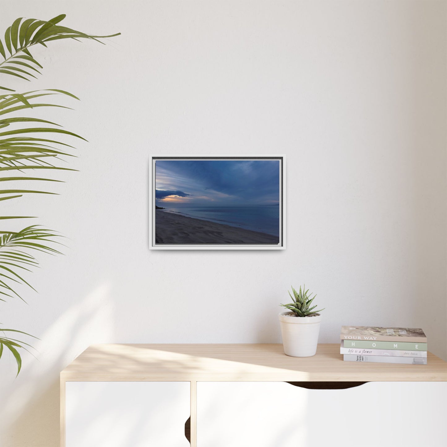 Winter Dawn at Waterloo Beach [6707] | Framed Canvas