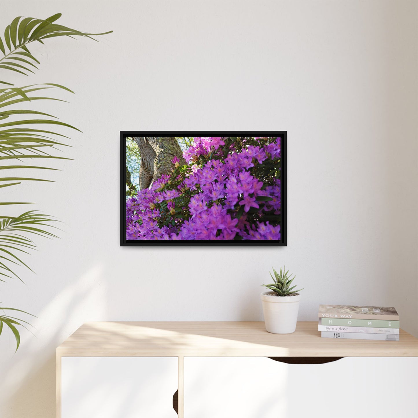 Azaleas in Bloom [3011] | Framed Canvas