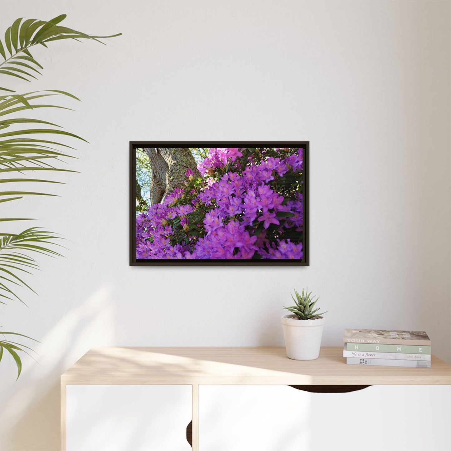 Azaleas in Bloom [3011] | Framed Canvas
