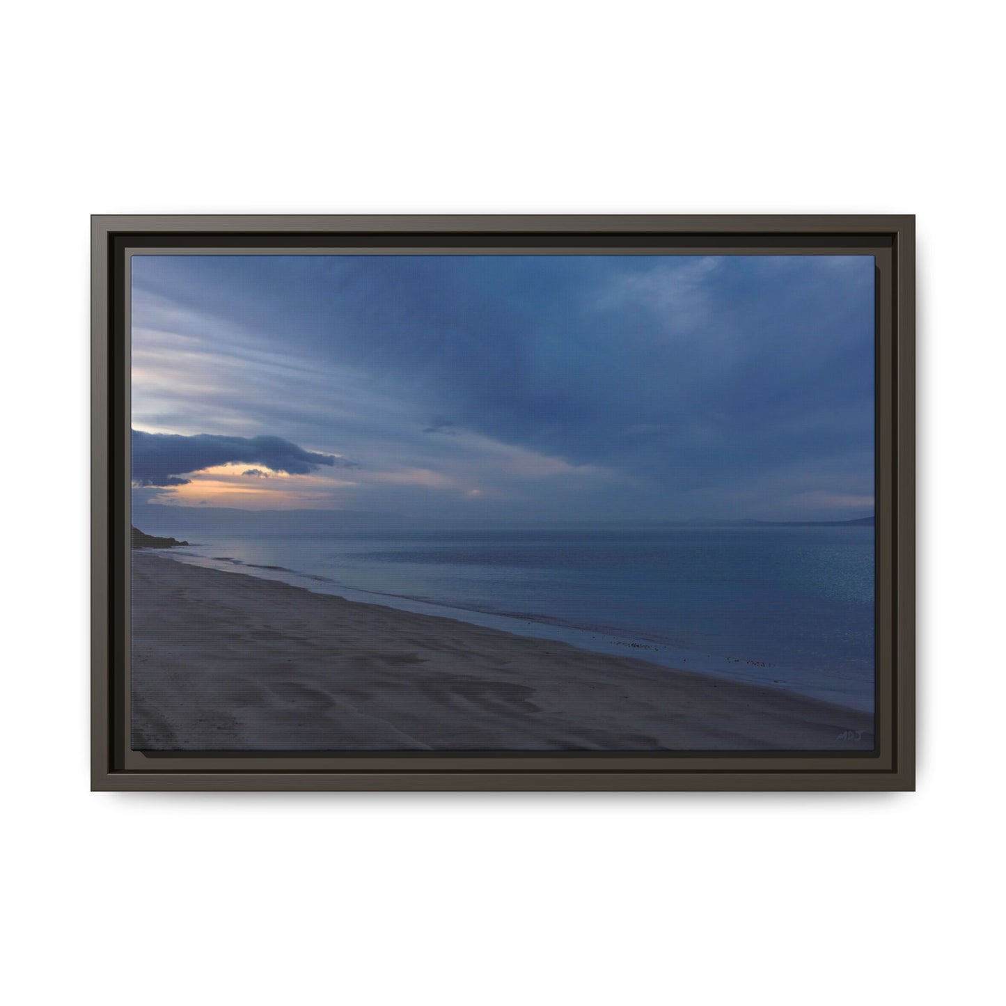 Winter Dawn at Waterloo Beach [6707] | Framed Canvas