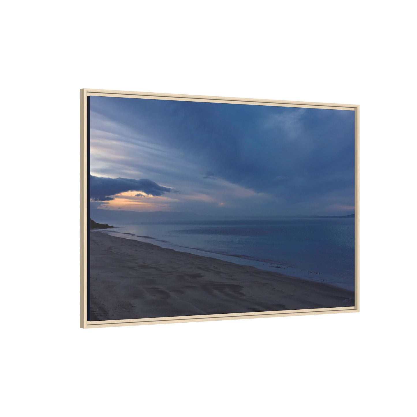 Winter Dawn at Waterloo Beach [6707] | Framed Canvas