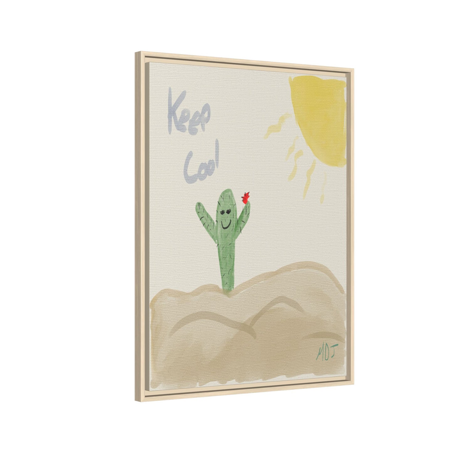 Keep Cool - Framed Canvas Print