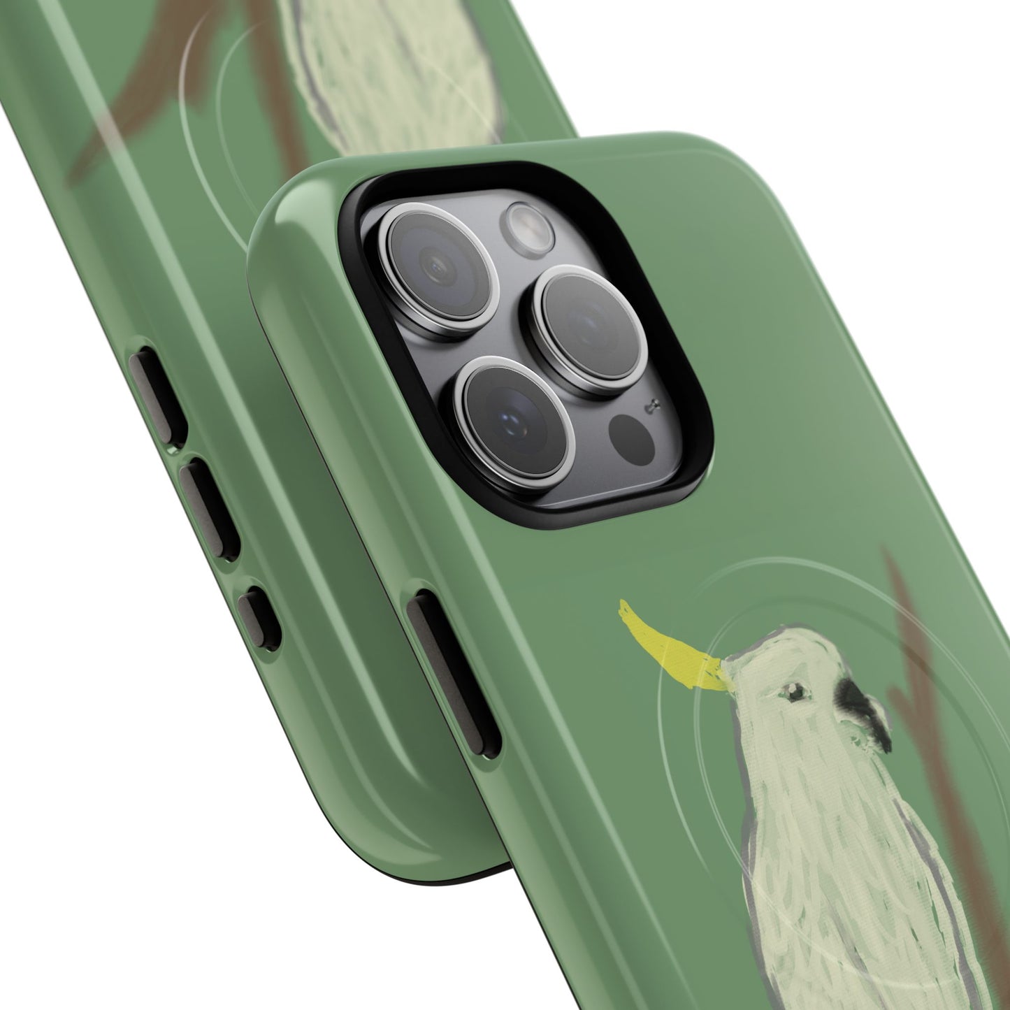 Cockatoo Charm - Tough Magnetic Case (MagSafe® Compatible)