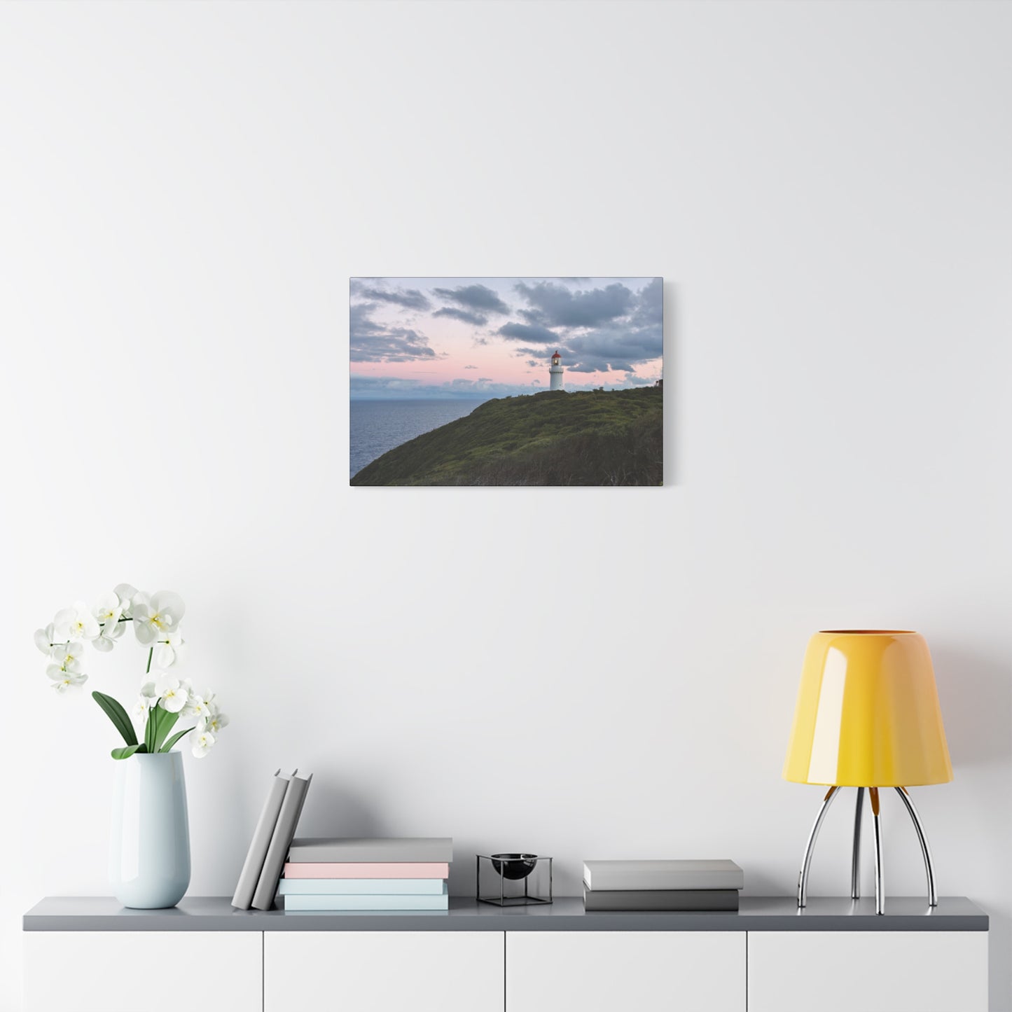 Cape Schank Lighthouse at Sunrise in Winter 6228 - Thick Matte Canvas Print