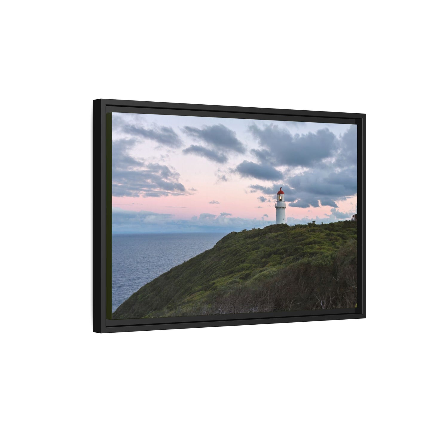 Cape Schank Lighthouse at Sunrise in Winter [6228] | Framed Canvas