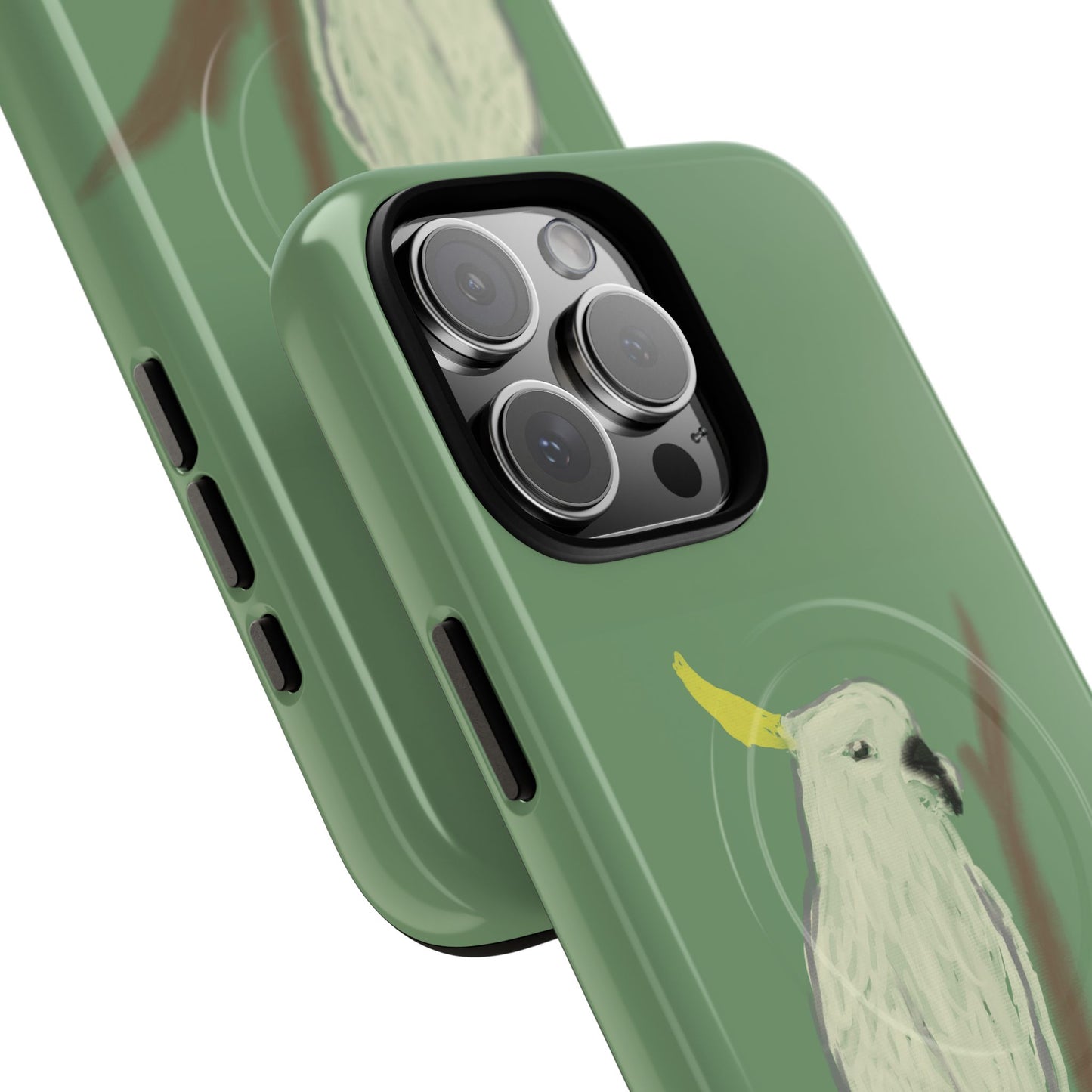 Cockatoo Charm - Tough Magnetic Case (MagSafe® Compatible)