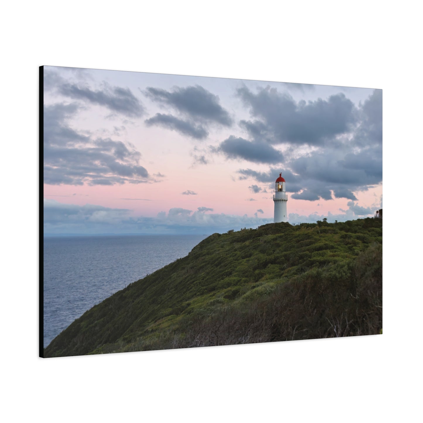 Cape Schank Lighthouse at Sunrise in Winter 6228 - Thick Matte Canvas Print